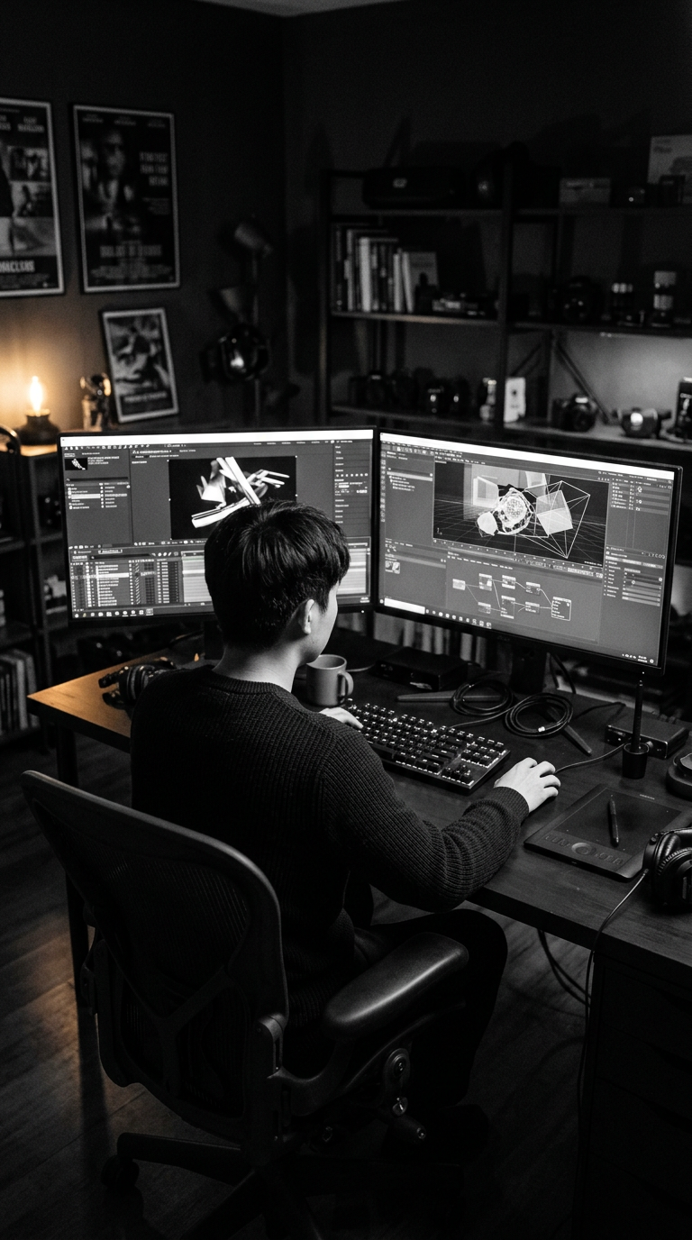 Góc làm việc After Effects Timeline